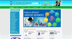 Desktop Screenshot of dharidasandco.com
